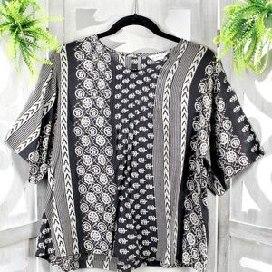 Kinu Art To Wear Top 100% Cotton Made in Japan